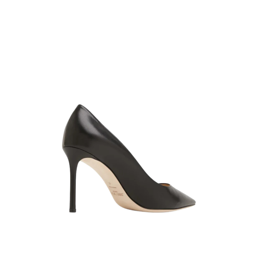 Black Romy 85 Leather Pumps