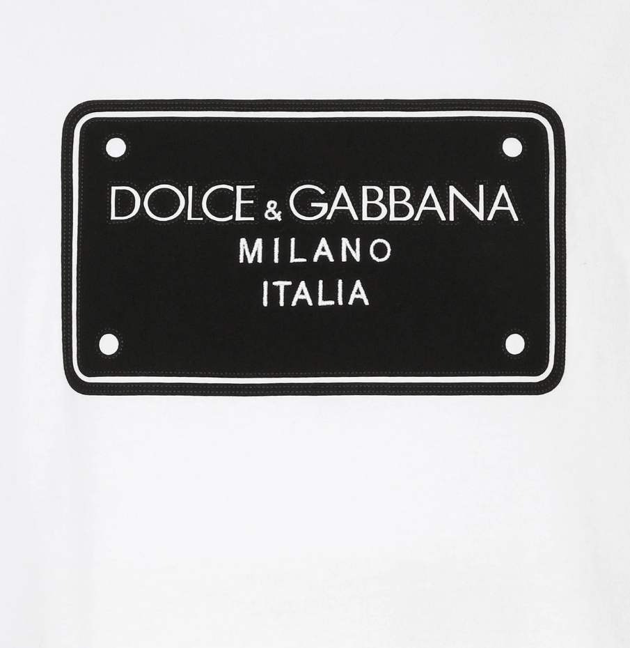 White Dolce & Gabbana  Cotton T-Shirt