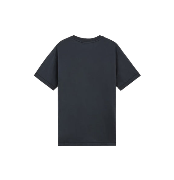 Dark Blue Compass Patch Crew Neck T-Shirt