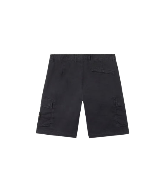 Dark Blue Cargo Bermuda Shorts