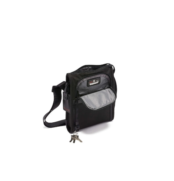 Black Alpha 3 Pocket Crossbody Bag