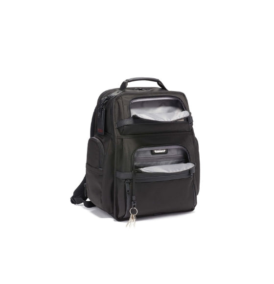 Black Alpha 3 Brief Backpack