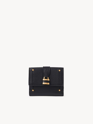 Mini Paddington tri-fold in grained leather