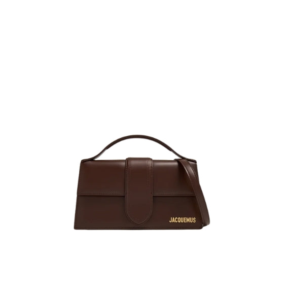 Dark Brown Large Bambino Leather Cross-Body Bag