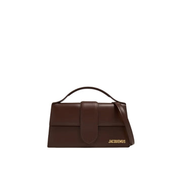Dark Brown Large Bambino Leather Cross-Body Bag