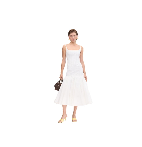 White Agave Midi Dress