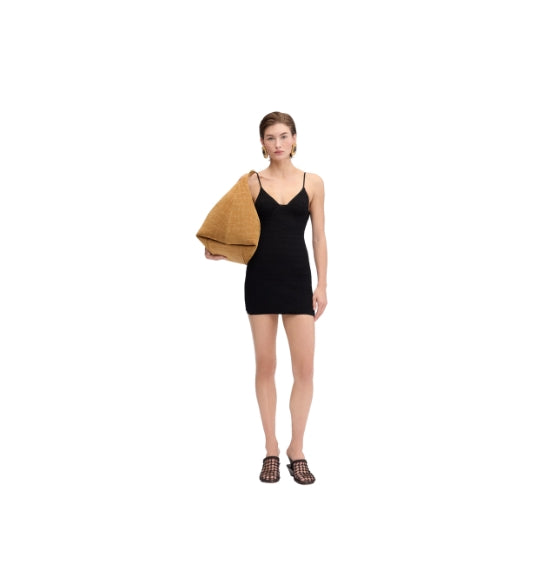 Black Scala Mini Dress