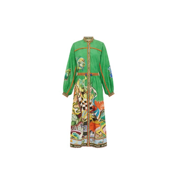 Multicolour Lucky Pace Shirtdress