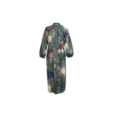 Green Botanical Avery Shirtdress