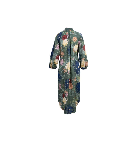 Green Botanical Avery Shirtdress