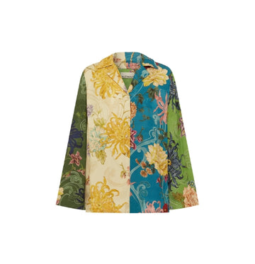 Multicolour Avery Spliced Shirt