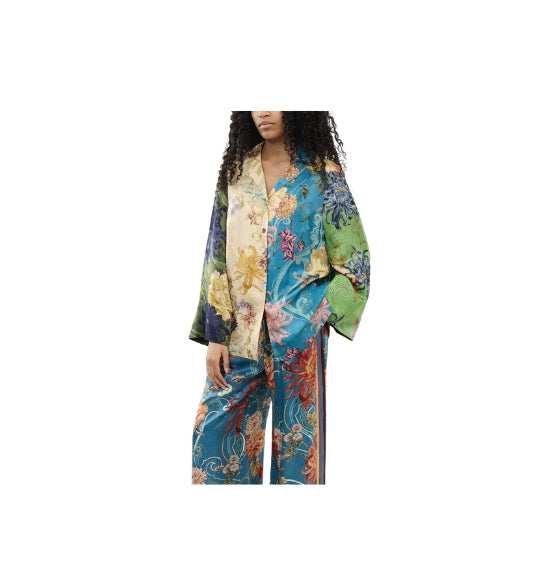 Multicolour Avery Spliced Shirt