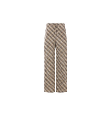 Multicoloured Checkered Pyjama Cotton Trousers