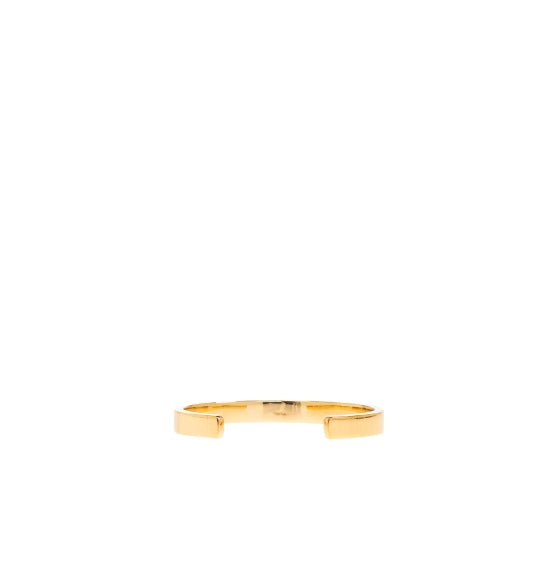 Gold Forever Fendi Logo Rigid Bracelet