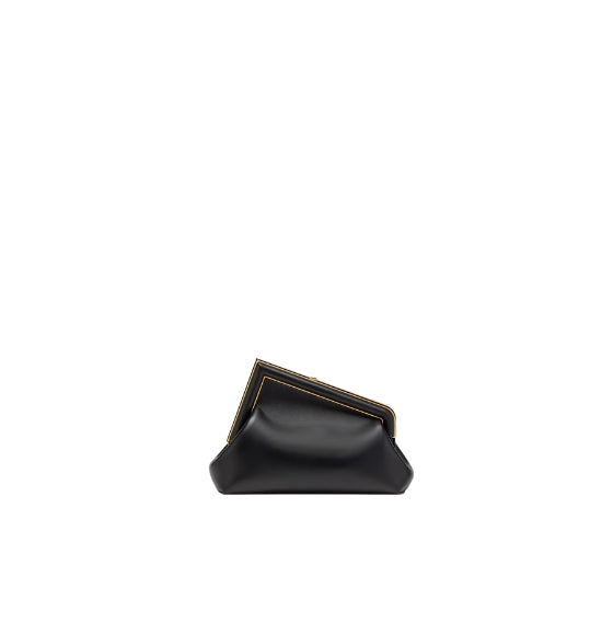 Black First Small Clutch Bag