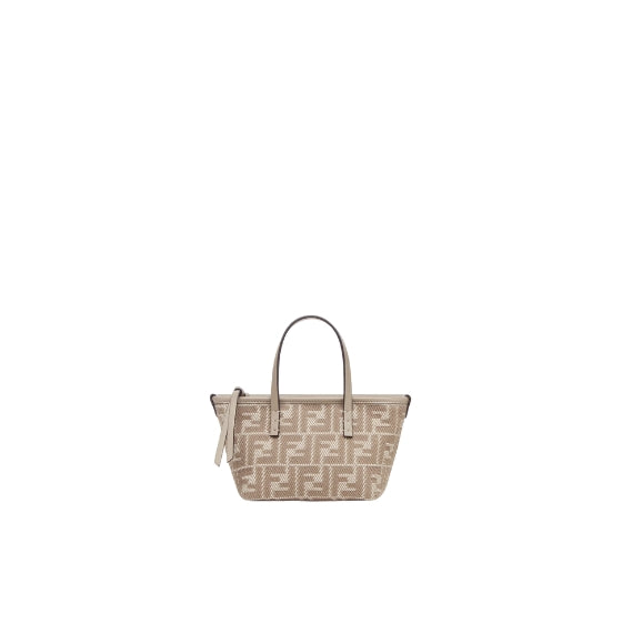 Grey Roll Mini Tote Bag