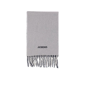 Grey Moisson Gradient Wool Scarf