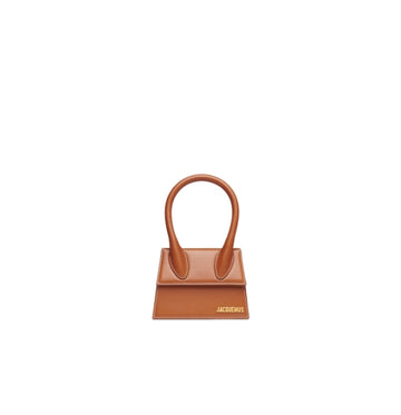 Light Brown Le Chiquito Medium Leather Bag