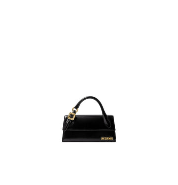 Black Le Chiquito Long Leather Buckled Bag