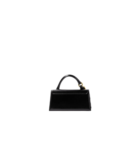 Black Le Chiquito Long Leather Buckled Bag