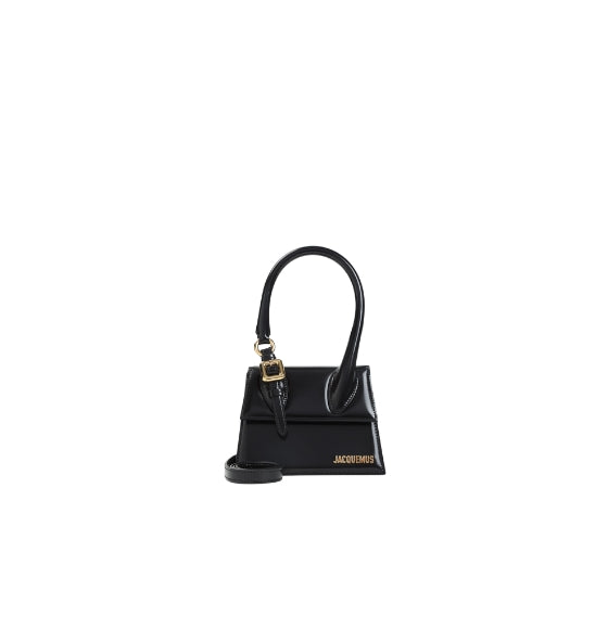 Black Chiquito Medium Leather Buckled Bag