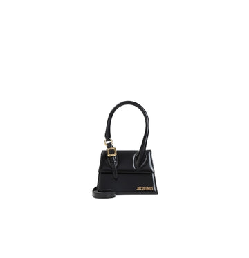 Black Chiquito Medium Leather Buckled Bag