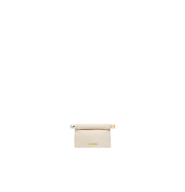 Light Ivory Carré Mini Take-Out Clutch