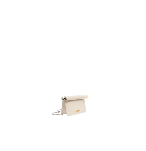 Light Ivory Carré Mini Take-Out Clutch