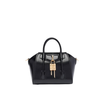 Black Antigona Toy Lock Crossbody Bag