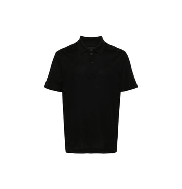 Black 4G Logo Detail Cotton Polo Shirt