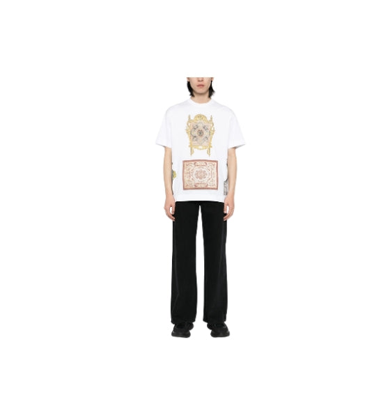 White Hubert Objects Maxi Print T-Shirt
