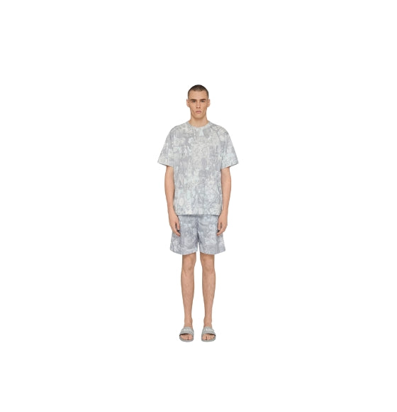 Grey Hubert Objects Printed Swim Shorts