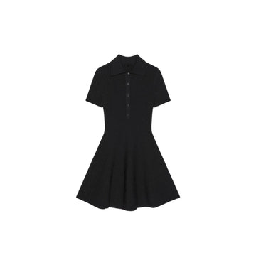 Pink Parma Monogram 72 Jacquard Polo Knit Dress