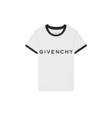 White Archetype Logo Slim Fit T-Shirt