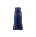 Chloe Blue High-Rise Wide-Leg Jeans