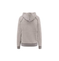 Chloe Grey Chiné Cotton Fleece Oversized Logo Hoodie
