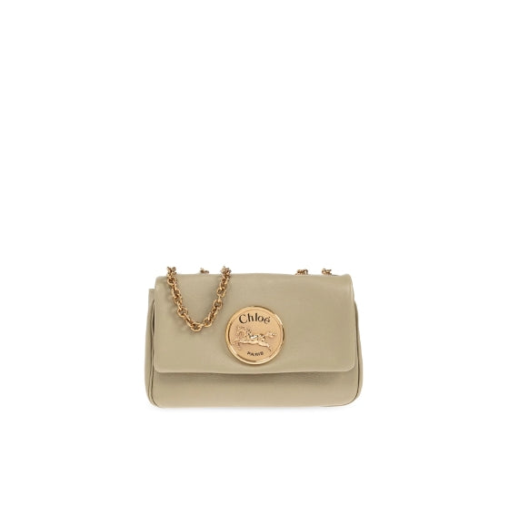 Chloe Beige Leather Shoulder Bag