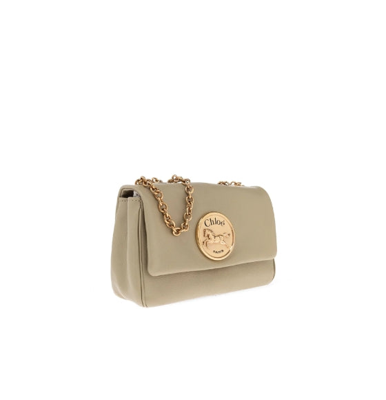 Chloe Beige Leather Shoulder Bag