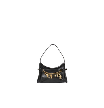 Chloe Black Leather Charms Hobo Bag