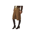 Chloe Brown Wide-Leg Bermuda Shorts