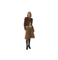 Chloe Brown Wide-Leg Bermuda Shorts
