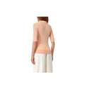 Chloe Orange Elbow-Sleeve Logo Sweater