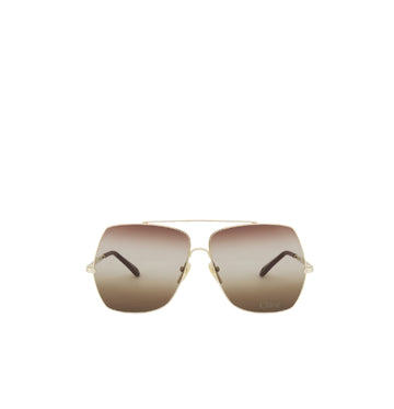 Gradient Gold Brown Fine Aly Sunglasses