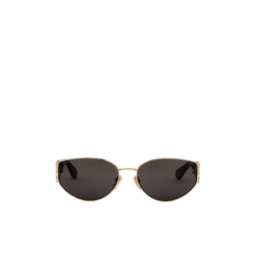 Black & Metal Gold Fine Marcie Sunglasses