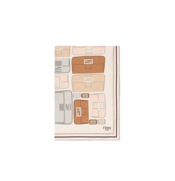Beige Baguette Foulard Scarf