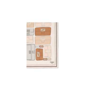 Beige Baguette Foulard Scarf