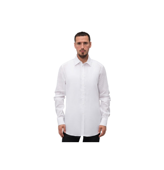 White Martini Linen Shirt