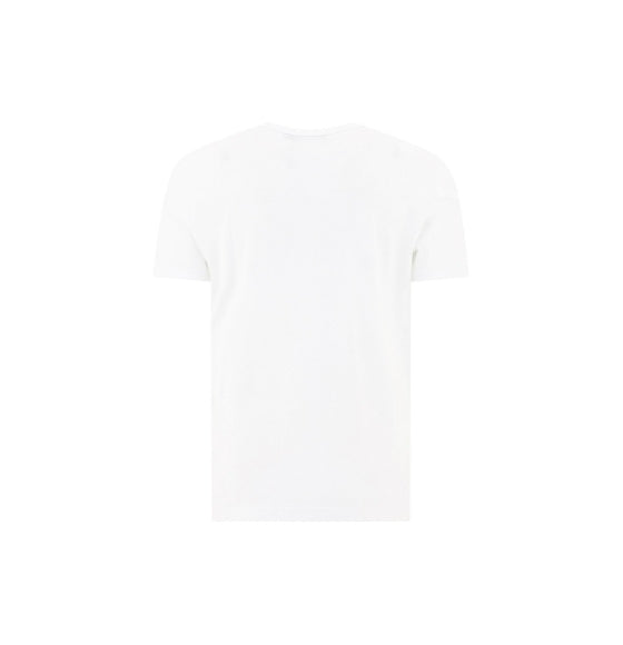 White DG Crown & Bee Embroidered Cotton T-Shirt