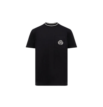 Black DG-Logo Crest Slim Fit T-Shirt