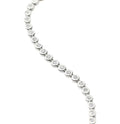 Tennis bracelet on a white background